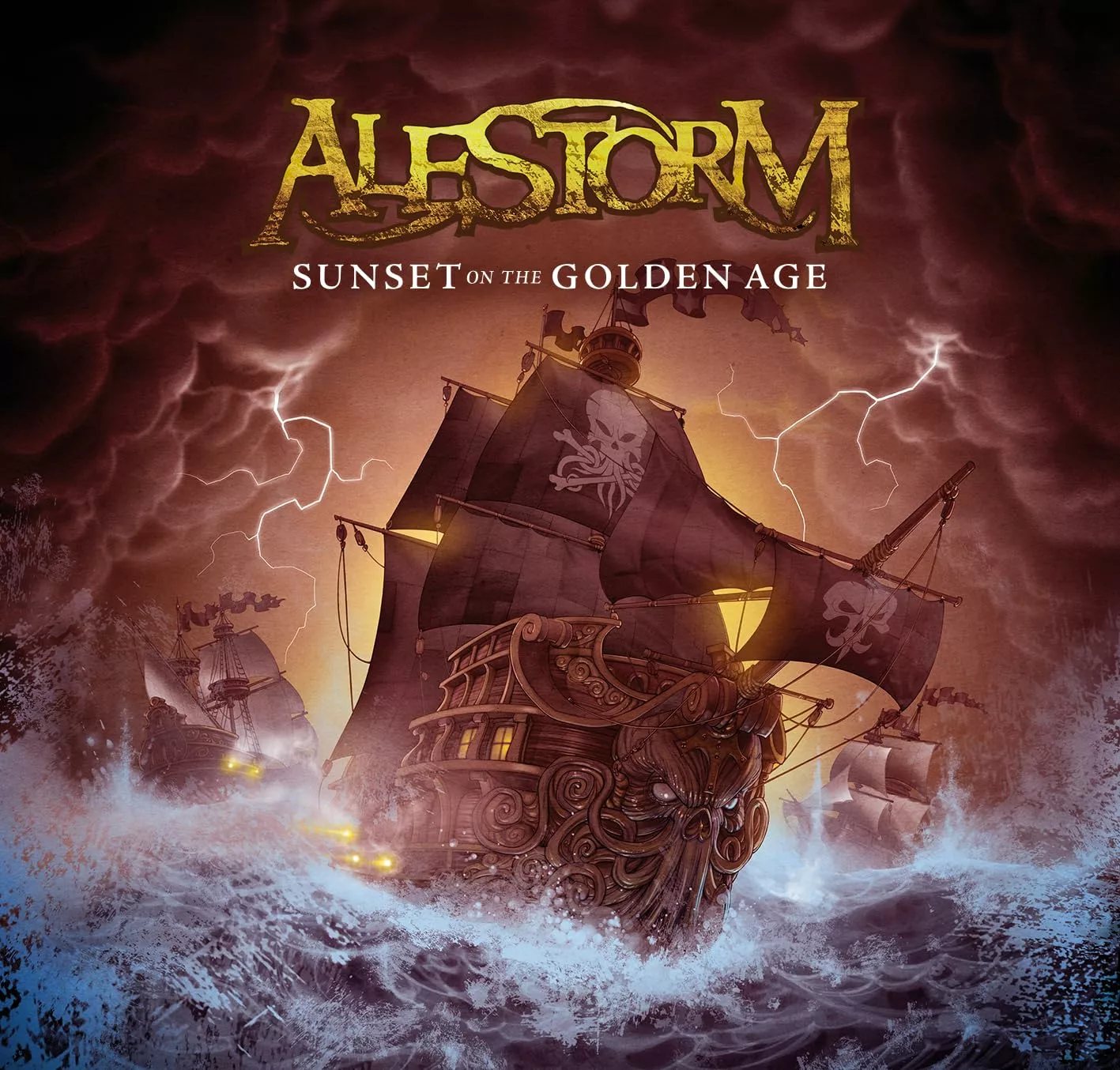 ALESTORM · Sunset On The Golden Age | BLACK 2LP · Picture 1 ALESTORM · Sunset On The Golden Age | BLACK 2LP (Pirate Metal Vinyl) · Picture 1