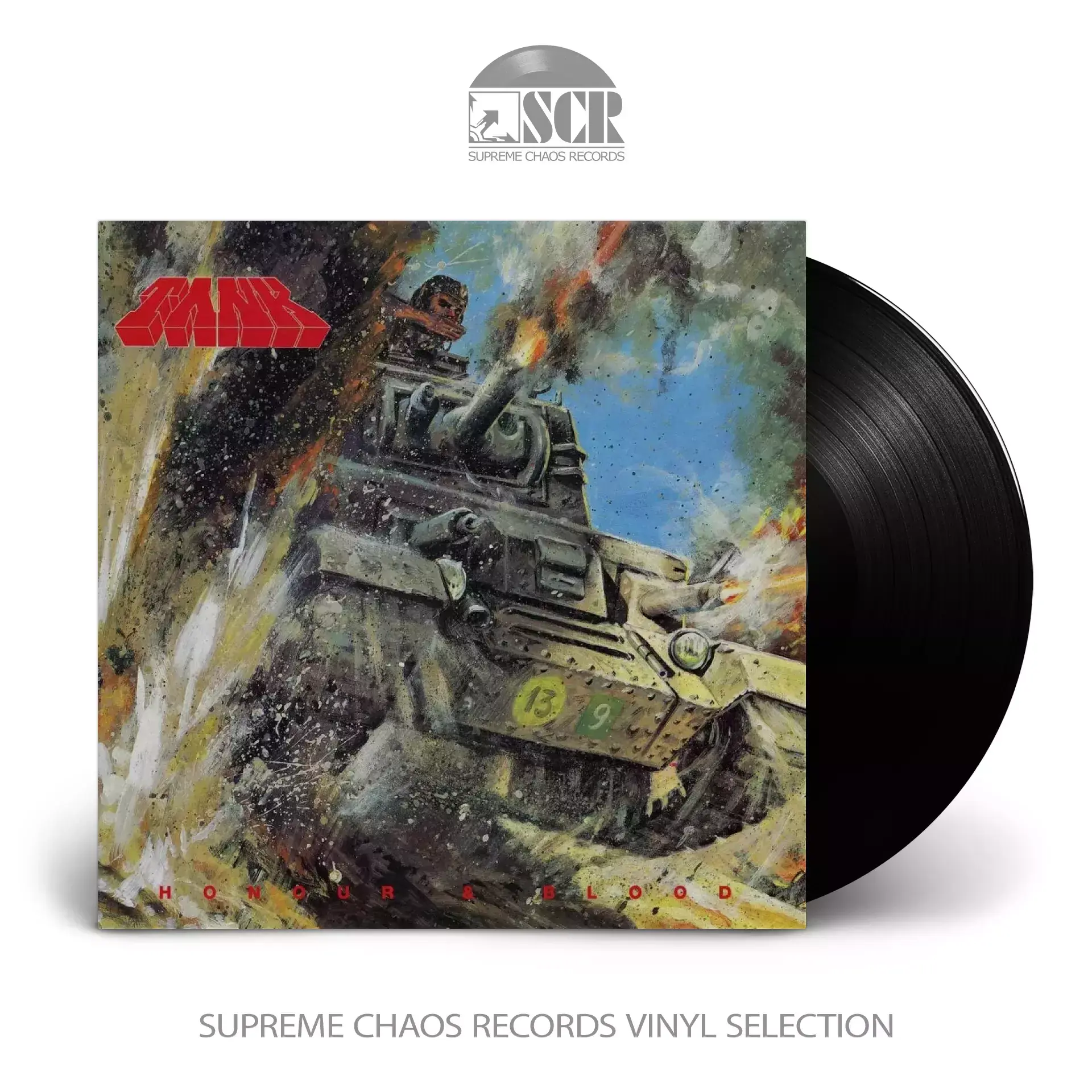 TANK - Honour & Blood · BLACK LP TANK - Honour & Blood · BLACK LP (Heavy Metal Vinyl)