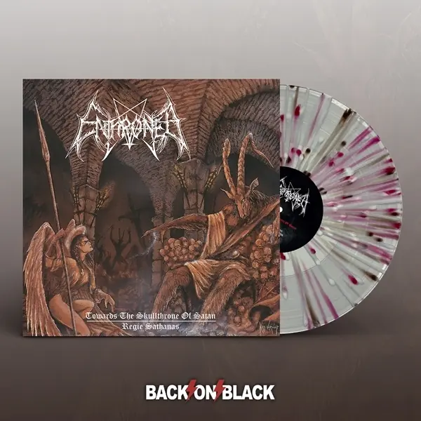 ENTHRONED - Towards The Skullthrone / Regie Sathanas · CLEAR/BROWN/RED/WHITE SPLATTER 2LP