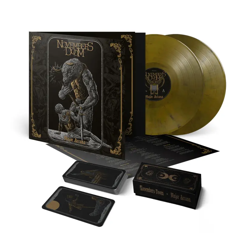 NOVEMBERS DOOM - Major Arcana · GOLD/BLACK 2LP BUNDLE (Dark Metal/Doom Metal/Death Metal Vinyl)