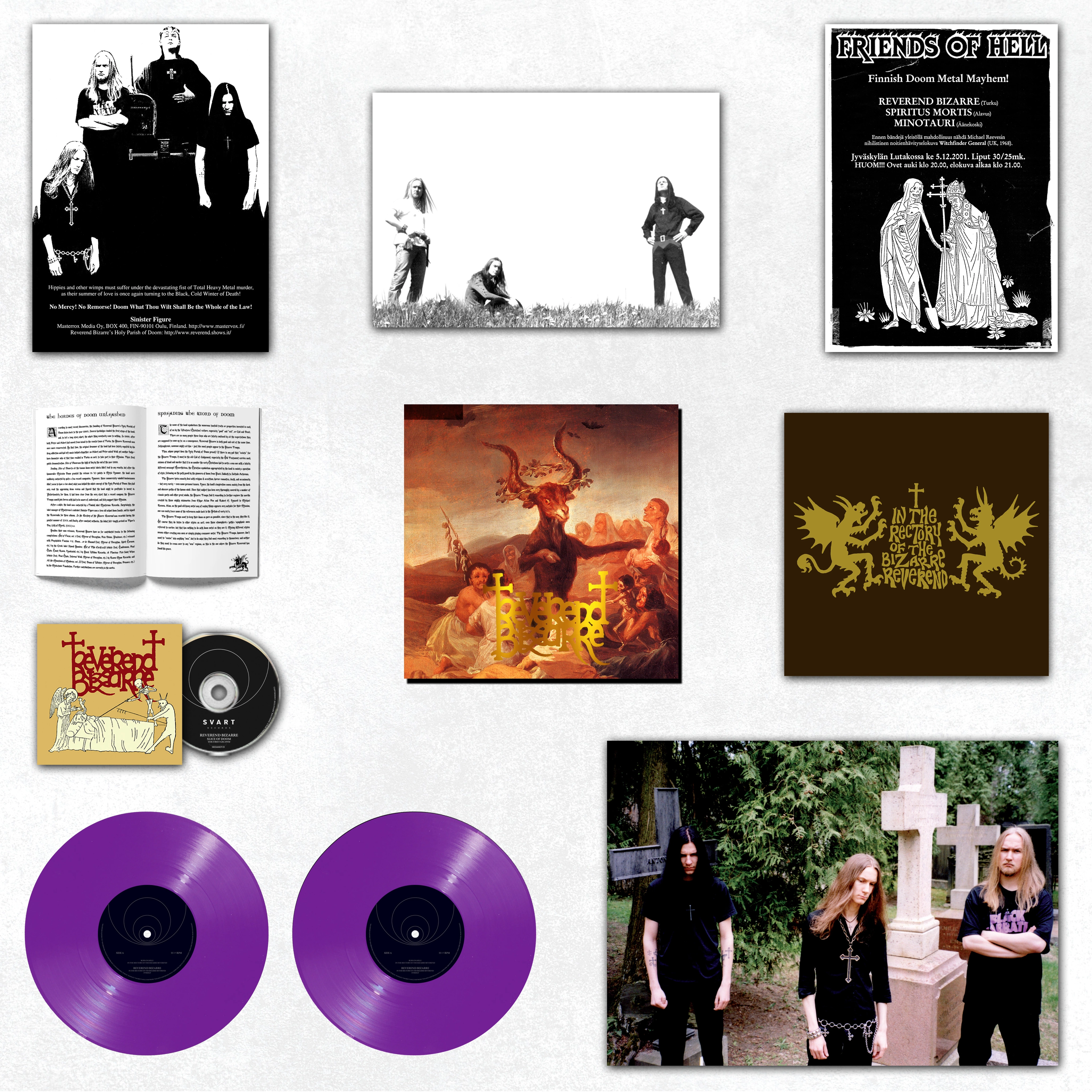 REVEREND BIZARRE - In The Rectory Of The Bizarre Reverend (20th Anniversary) [PURPLE DLP]