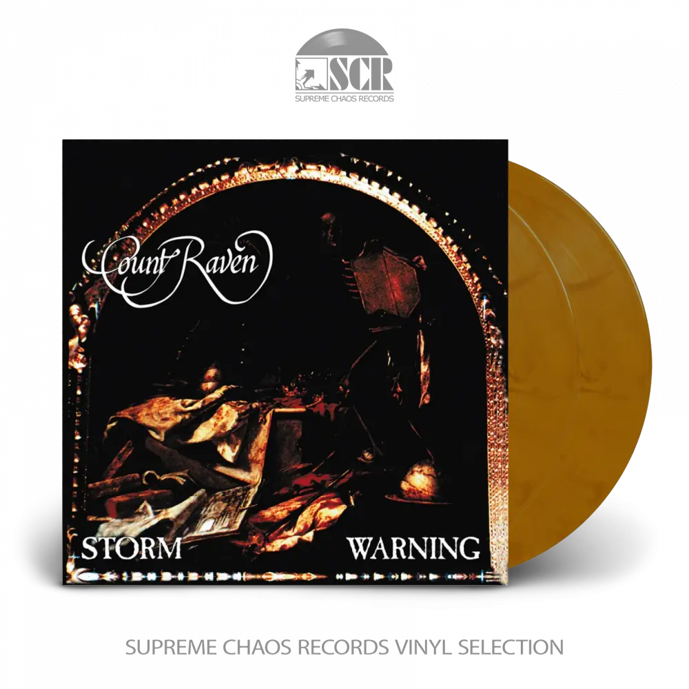 COUNT RAVEN - Storm Warning · CLEAR/BROWN DLP (Doom Metal Vinyl)