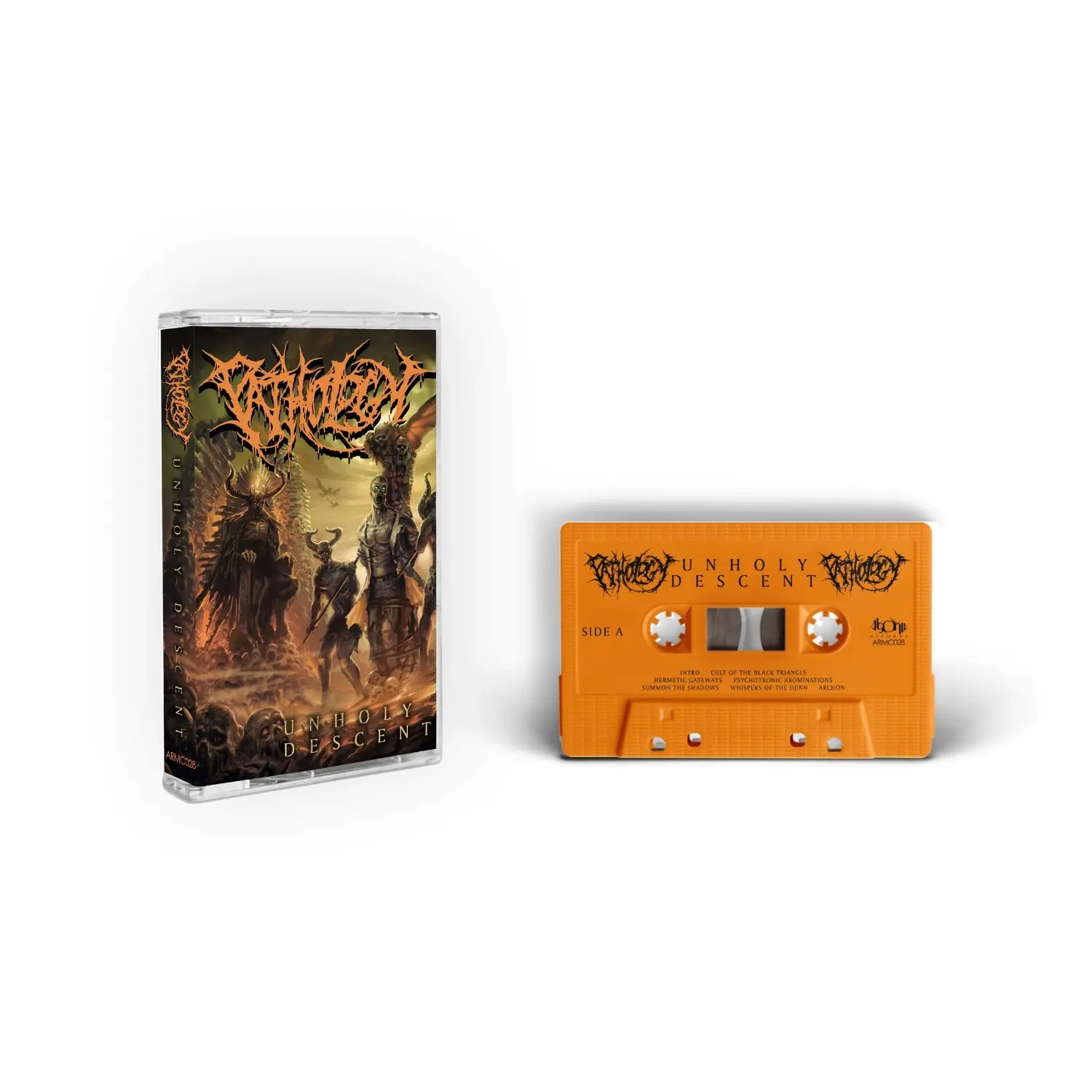 PATHOLOGY · Unholy Descent | ORANGE TAPE PATHOLOGY · Unholy Descent | ORANGE TAPE (Death Metal Tapes)