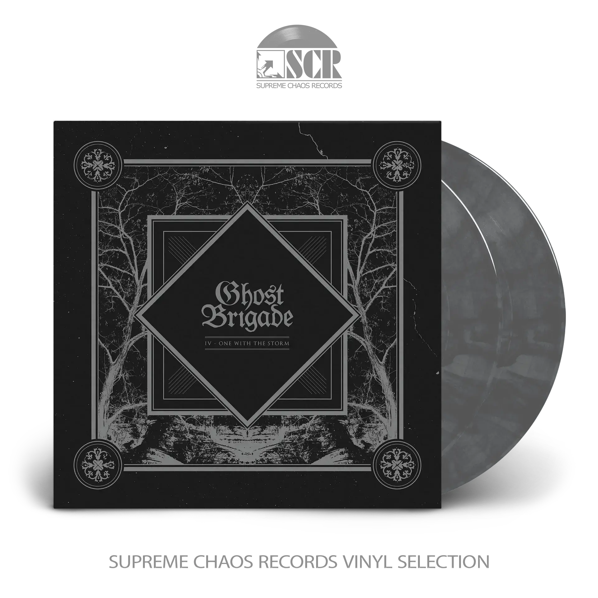 GHOST BRIGADE · IV - One With The Storm | SILVER/BLACK 2LP GHOST BRIGADE · IV - One With The Storm | SILVER/BLACK 2LP (Progressive Metal/Death Metal Vinyl)