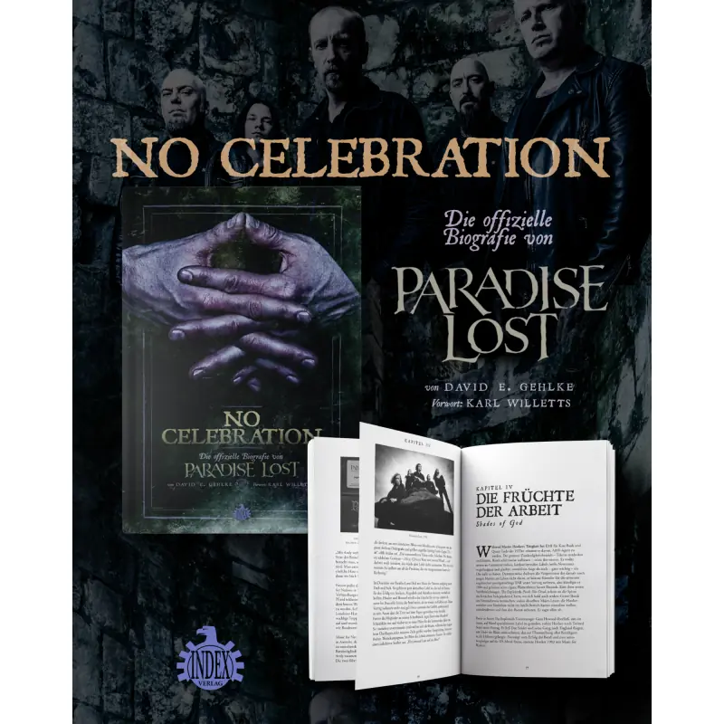 DAVID E. GEHLKE - No Celebration - Die Offizielle Biografie Von Paradise Lost (German Edition) · BOOK · Picture 2 DAVID E. GEHLKE - No Celebration - Die Offizielle Biografie Von Paradise Lost (German Edition) · BOOK (Gothic Metal/Doom Metal/Death Metal Books) · Picture 2