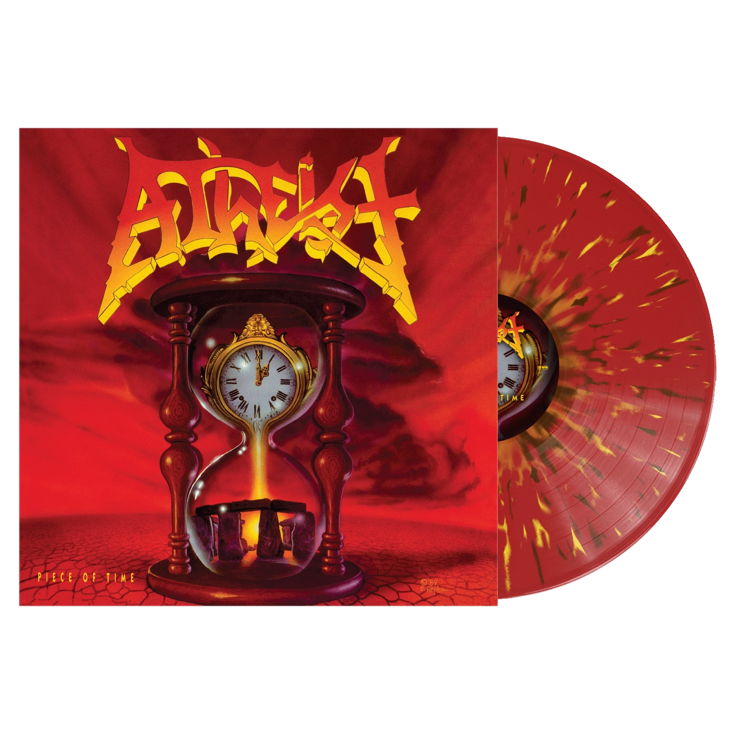 ATHEIST - Piece Of Time [RED/BROWN/YELLOW SPLATTER LP]