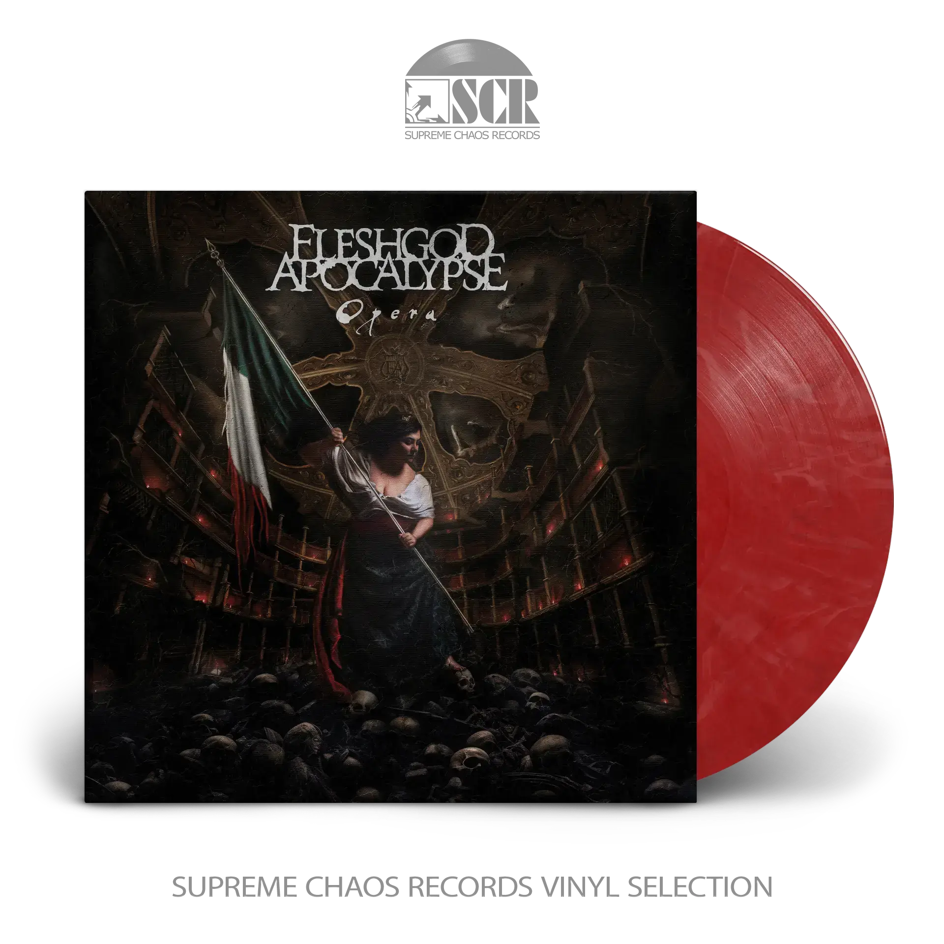FLESHGOD APOCALYPSE · Opera | RED MARBLED LP FLESHGOD APOCALYPSE · Opera | RED MARBLED LP (Technical Death Metal Vinyl)