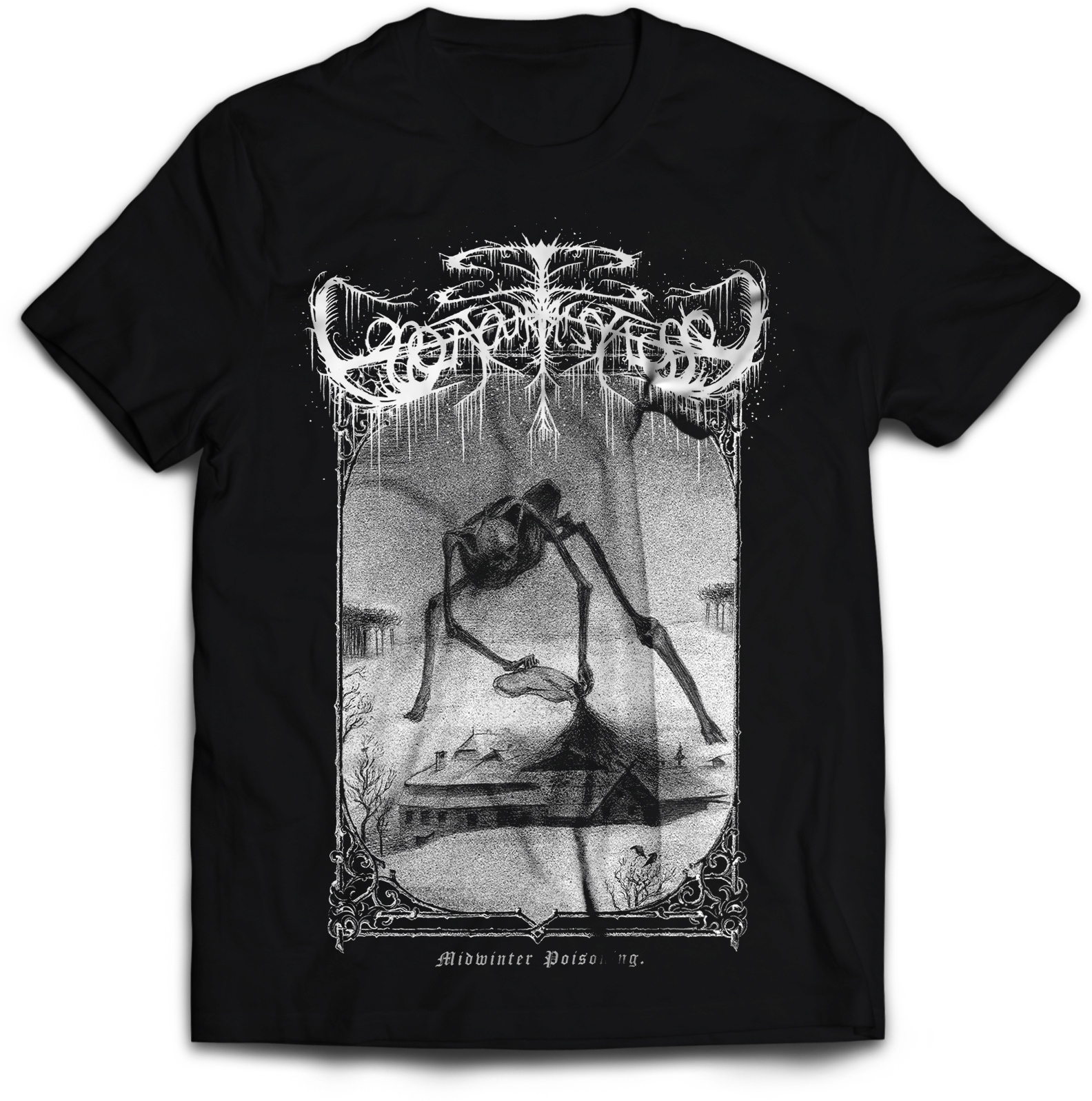 BONJOUR TRISTESSE - Midwinter Poisoning · T-SHIRT BONJOUR TRISTESSE - Midwinter Poisoning · T-SHIRT (Black Metal Clothes)