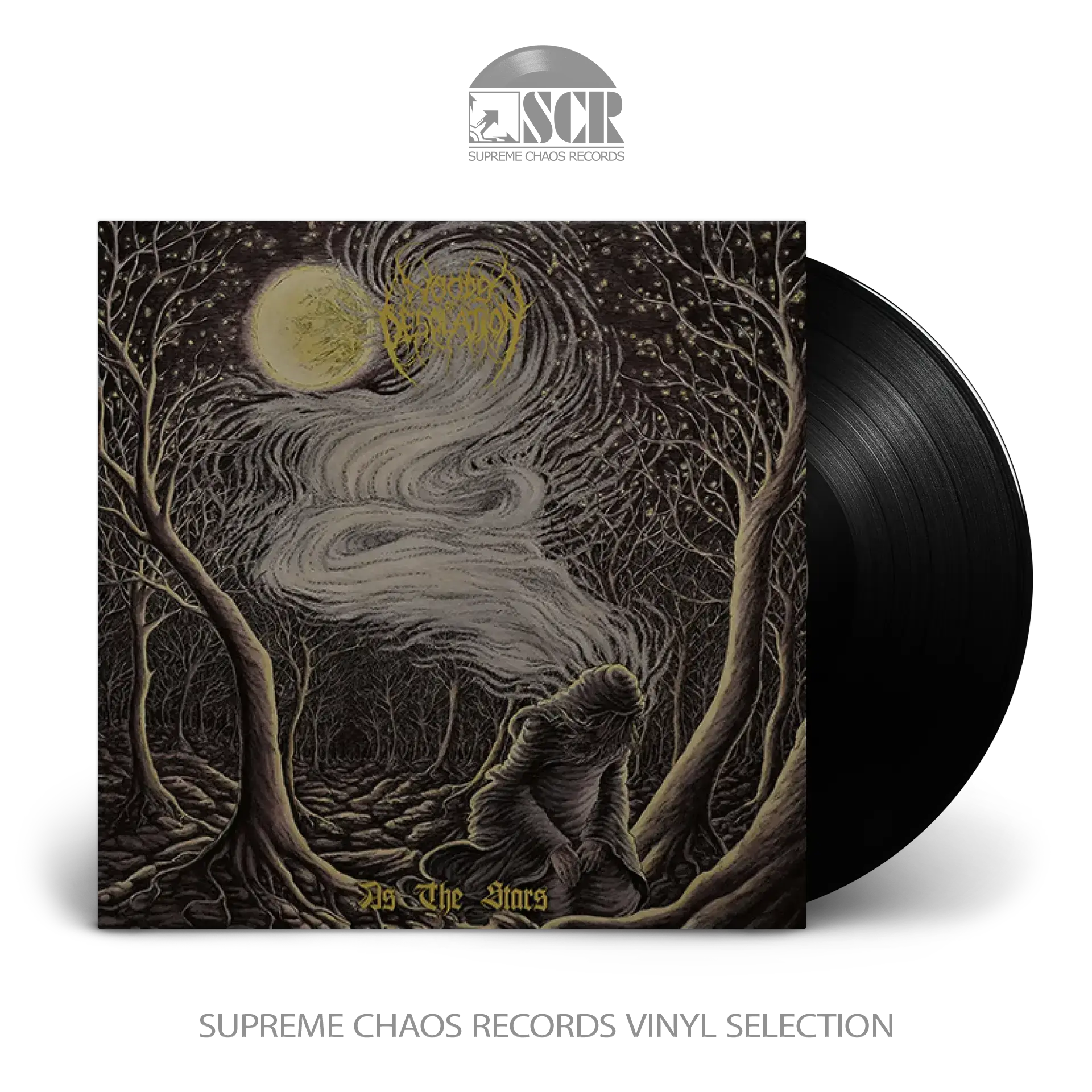 WOODS OF DESOLATION · As the Stars | BLACK LP WOODS OF DESOLATION · As the Stars | BLACK LP (Black Metal Vinyl)