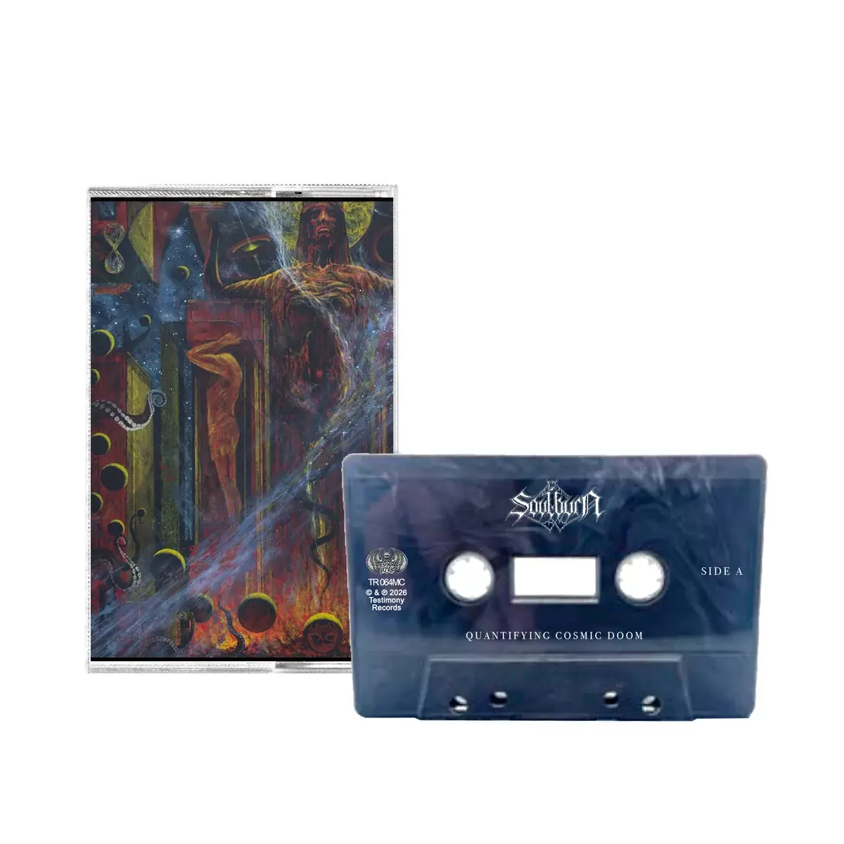 SOULBURN · Quantifying Cosmic Doom | PURPLE MARBLED TAPE (Death Metal Tapes)