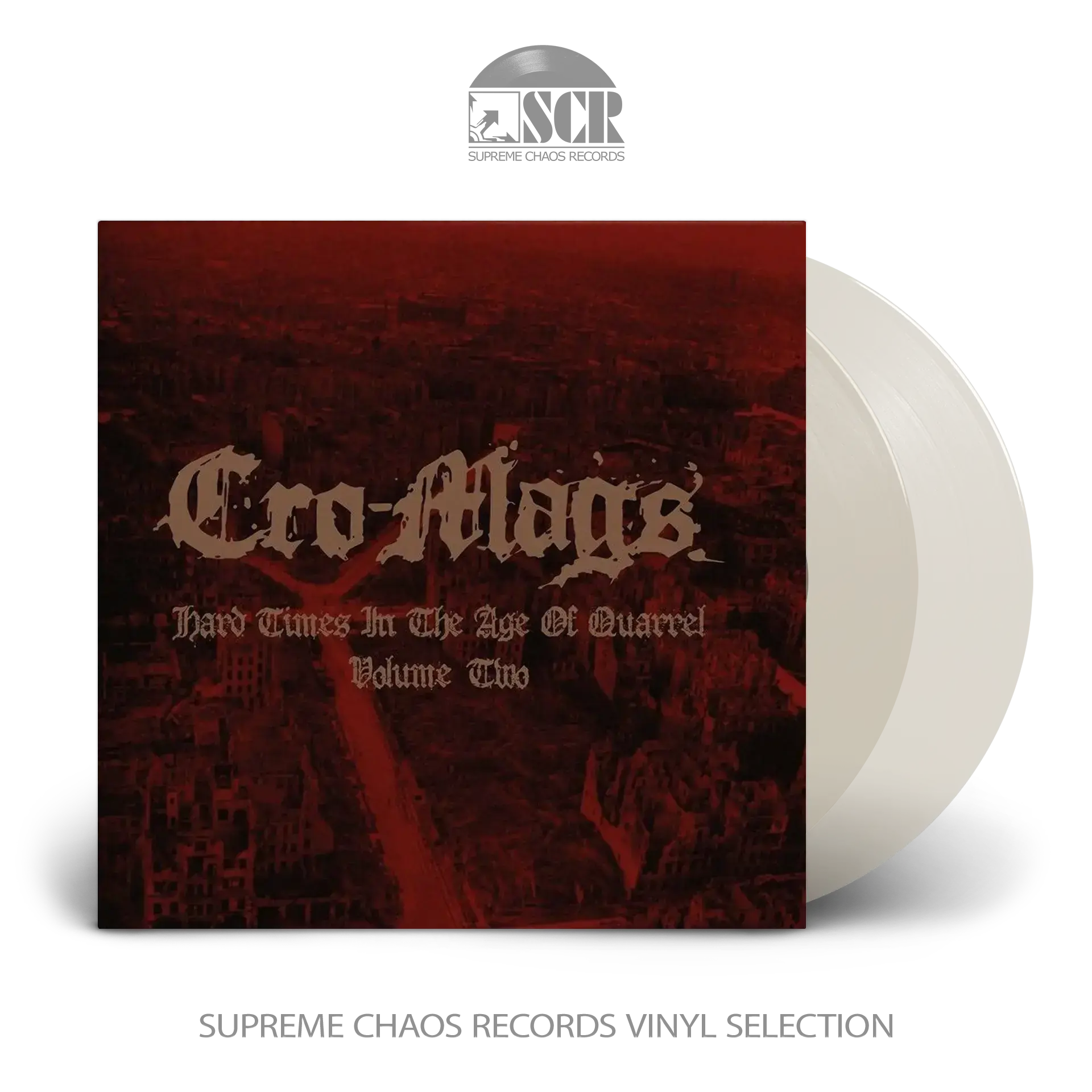 CRO-MAGS - Hard Times In The Age Of Quarrel Vol 2 · CLEAR 2LP CRO-MAGS - Hard Times In The Age Of Quarrel Vol 2 · CLEAR 2LP (Hardcore/Crossover Thrash Vinyl)