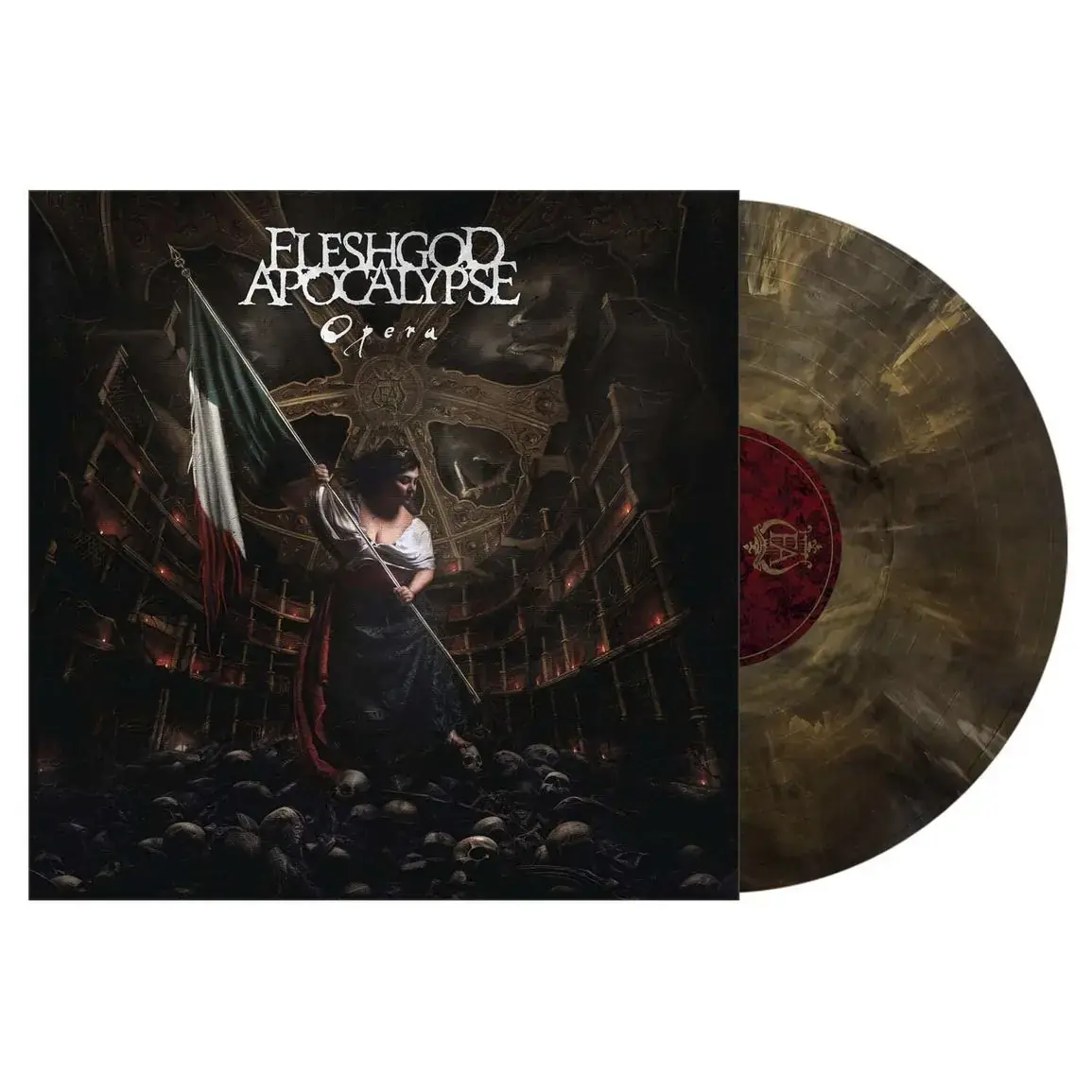 FLESHGOD APOCALYPSE · Opera | COPPER/BLACK MARBLED 2LP (Symphonic Death Metal Vinyl)