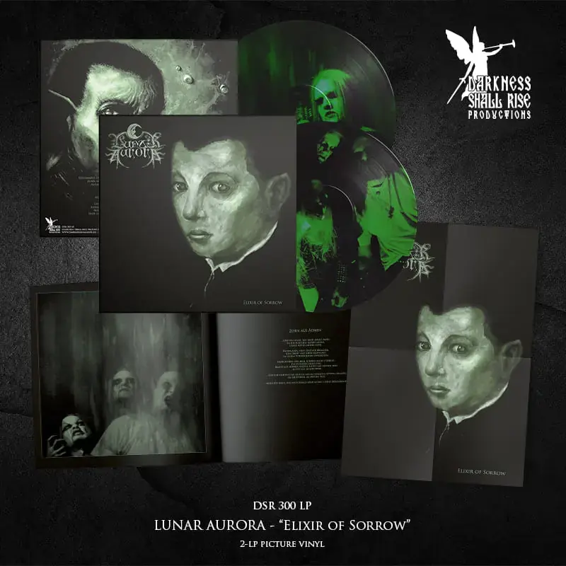 LUNAR AURORA · Elixir of Sorrow | PICTURE LP LUNAR AURORA · Elixir of Sorrow | PICTURE LP (Black Metal Vinyl)