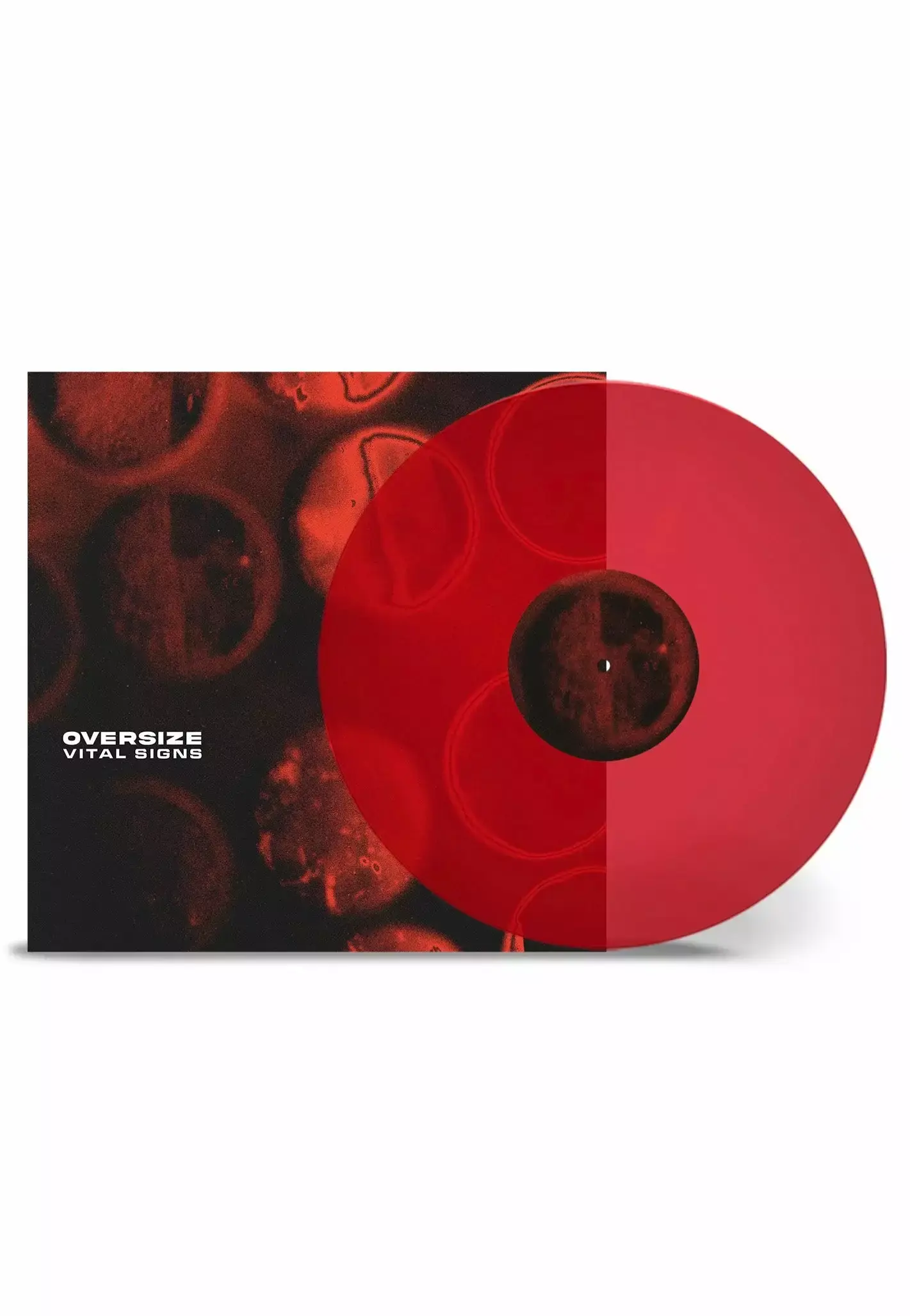 OVERSIZE · Vital Signs | TRANSPARENT RED LP OVERSIZE · Vital Signs | TRANSPARENT RED LP (Alternative Rock Vinyl)
