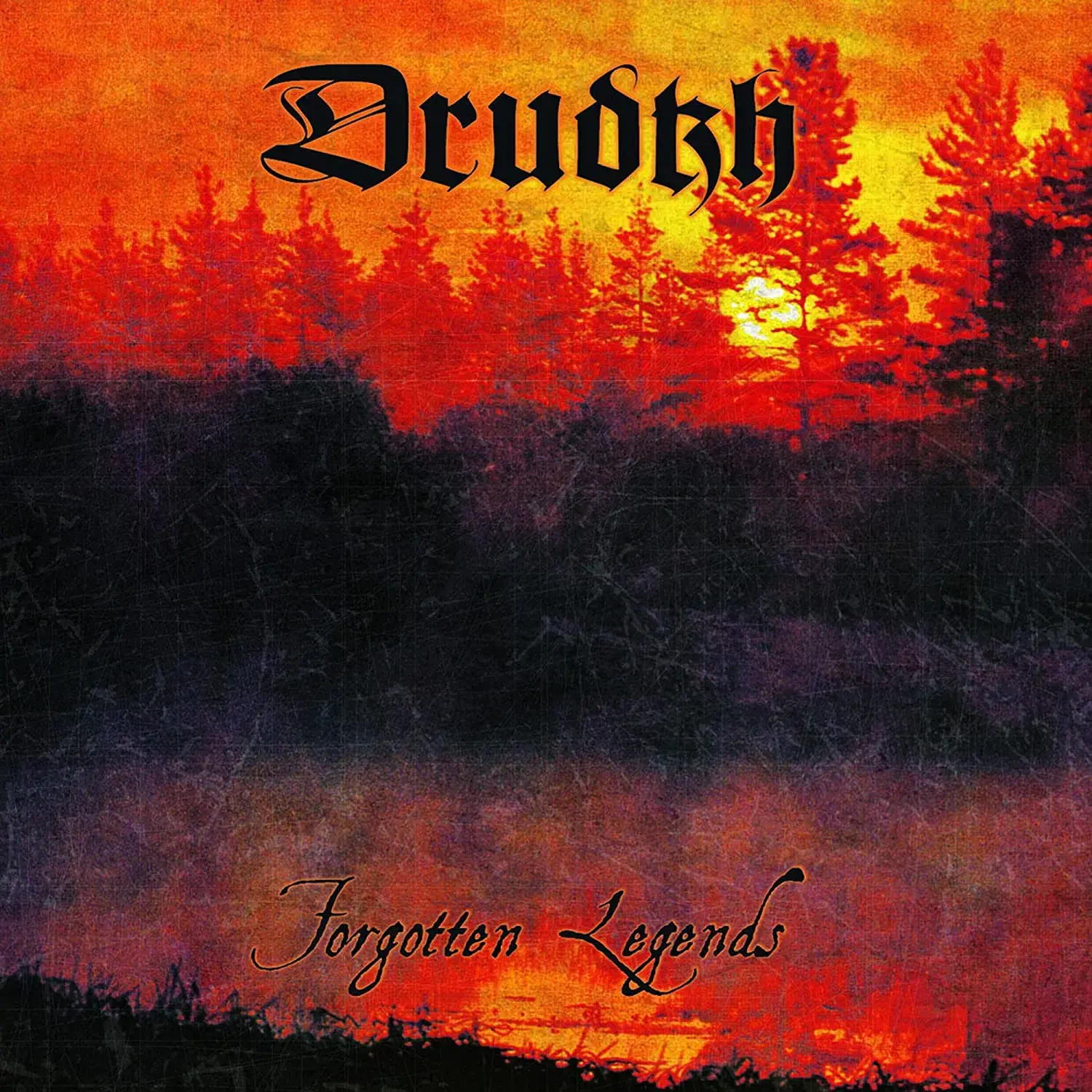 DRUDKH · Forgotten Legends | GREEN/BLACK LP (Pagan Black Metal Vinyl) · Picture 1