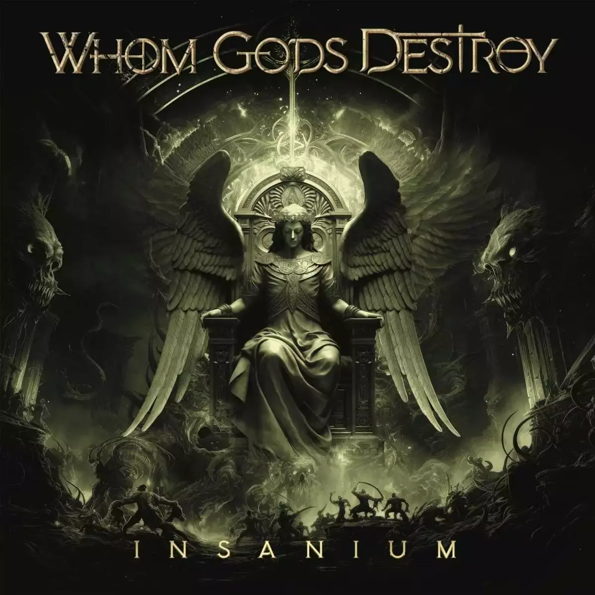 WHOM GODS DESTROY · Insanium | BLACK DLP (Progressive Metal Vinyl) · Picture 1