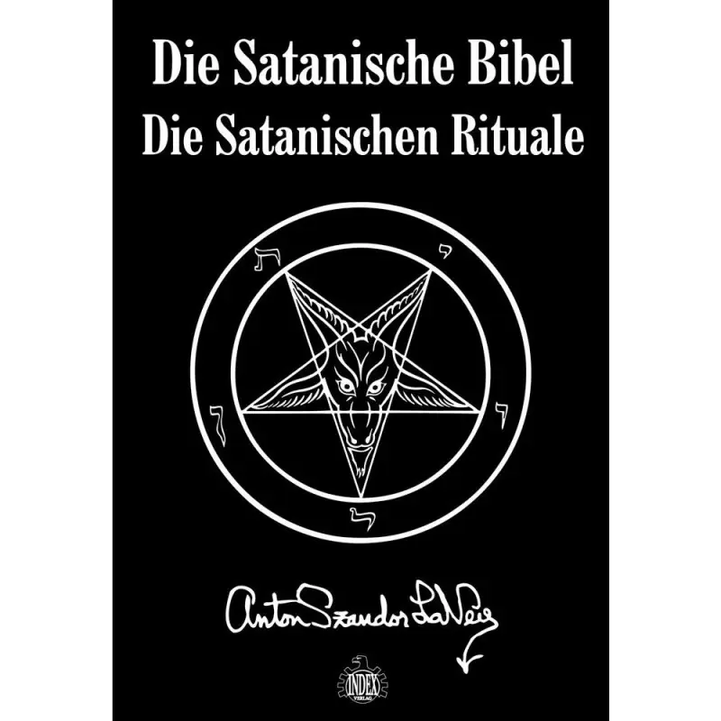 ANTON SZANDOR LAVEY - Die Satanische Bibel / Die Satanischen Rituale · LINEN EDITION BOOK
