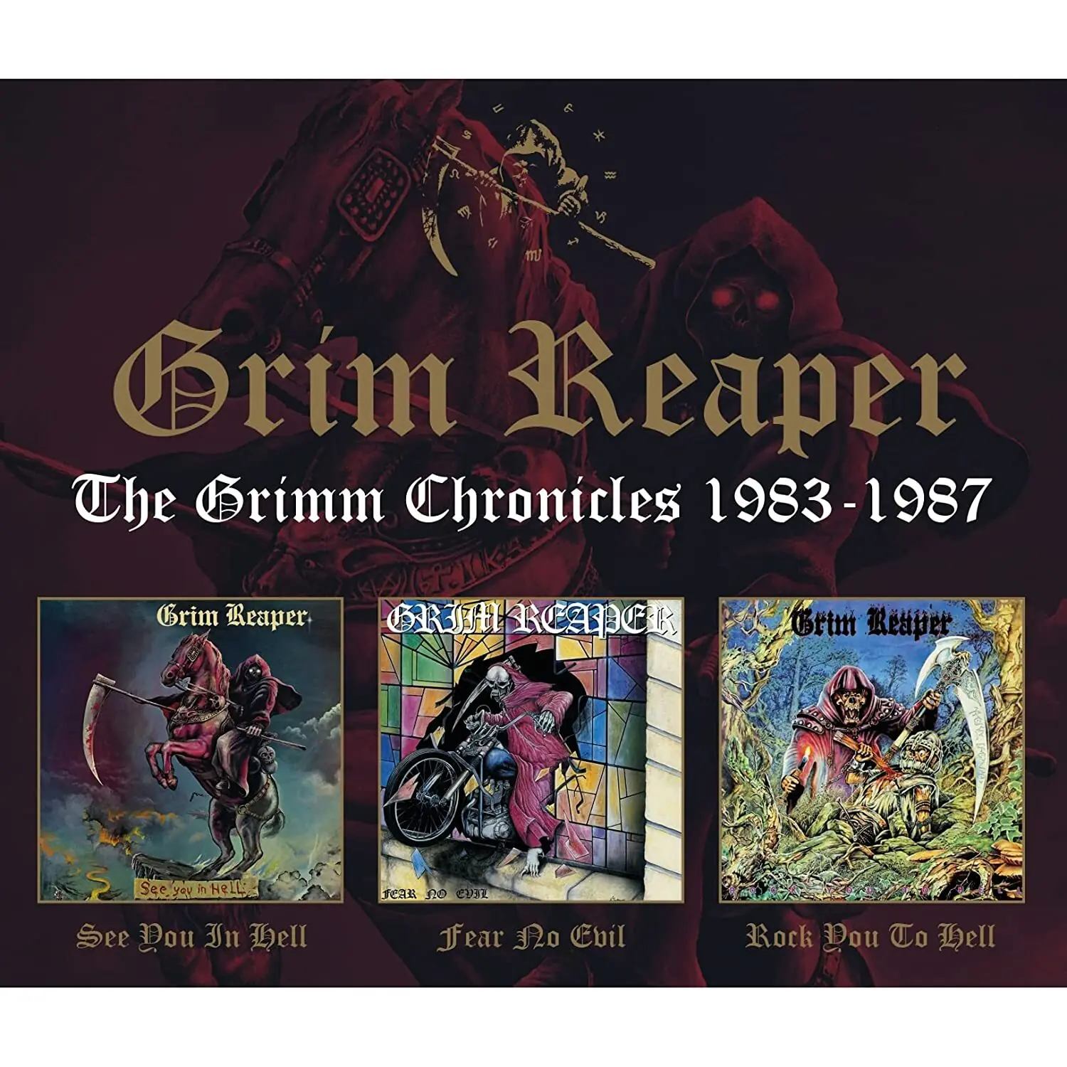 GRIM REAPER · The Grimm Chronicles 1983-1987 | 3CDBOXSET GRIM REAPER · The Grimm Chronicles 1983-1987 | 3CDBOXSET (Heavy Metal CDs)