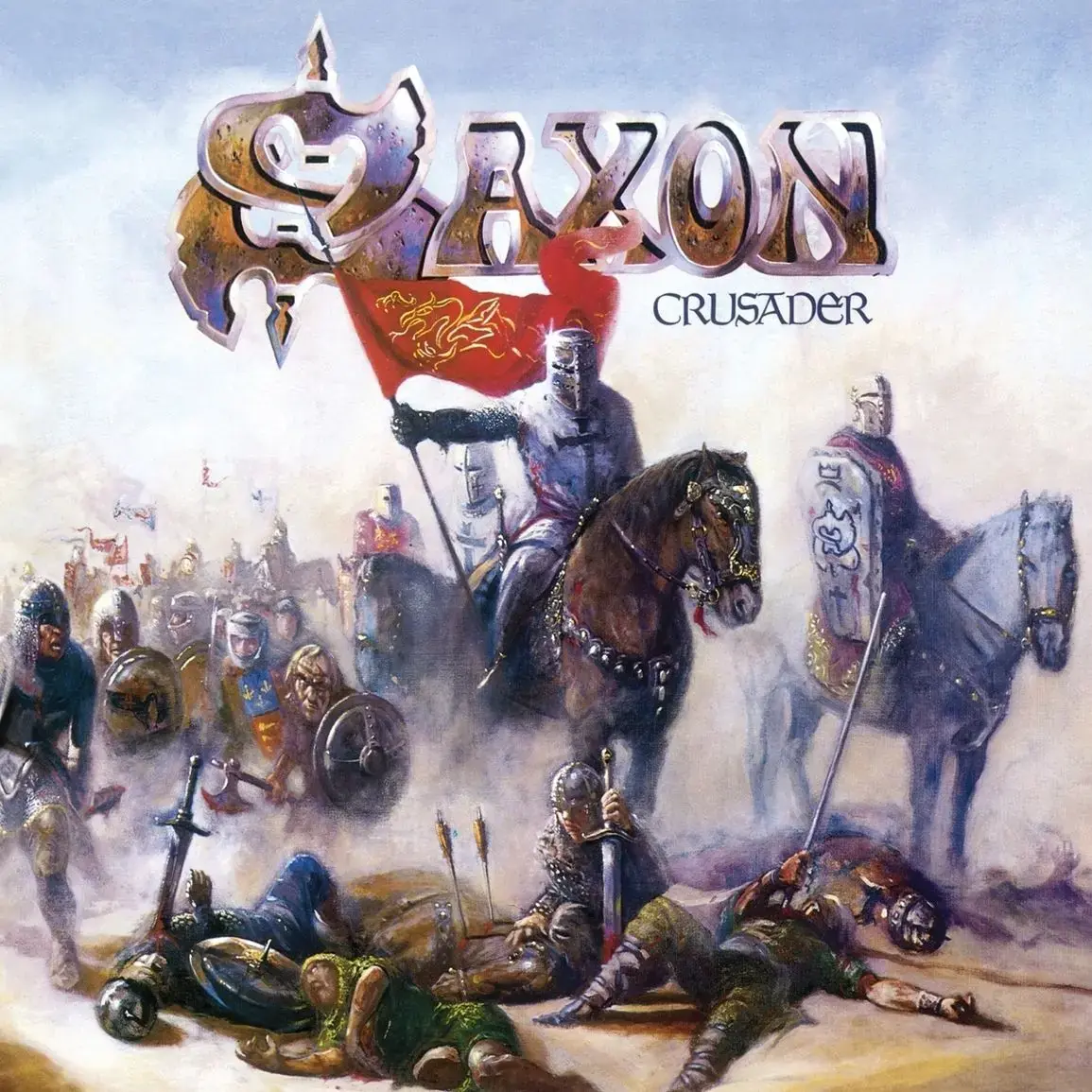 SAXON - Crusader · CLEAR LP (Heavy Metal/Hard Rock Vinyl) · Picture 1