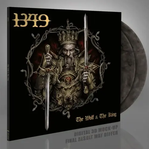 1349 - The Wolf & The King · CRYSTAL CLEAR/BLACK MARBLED DLP