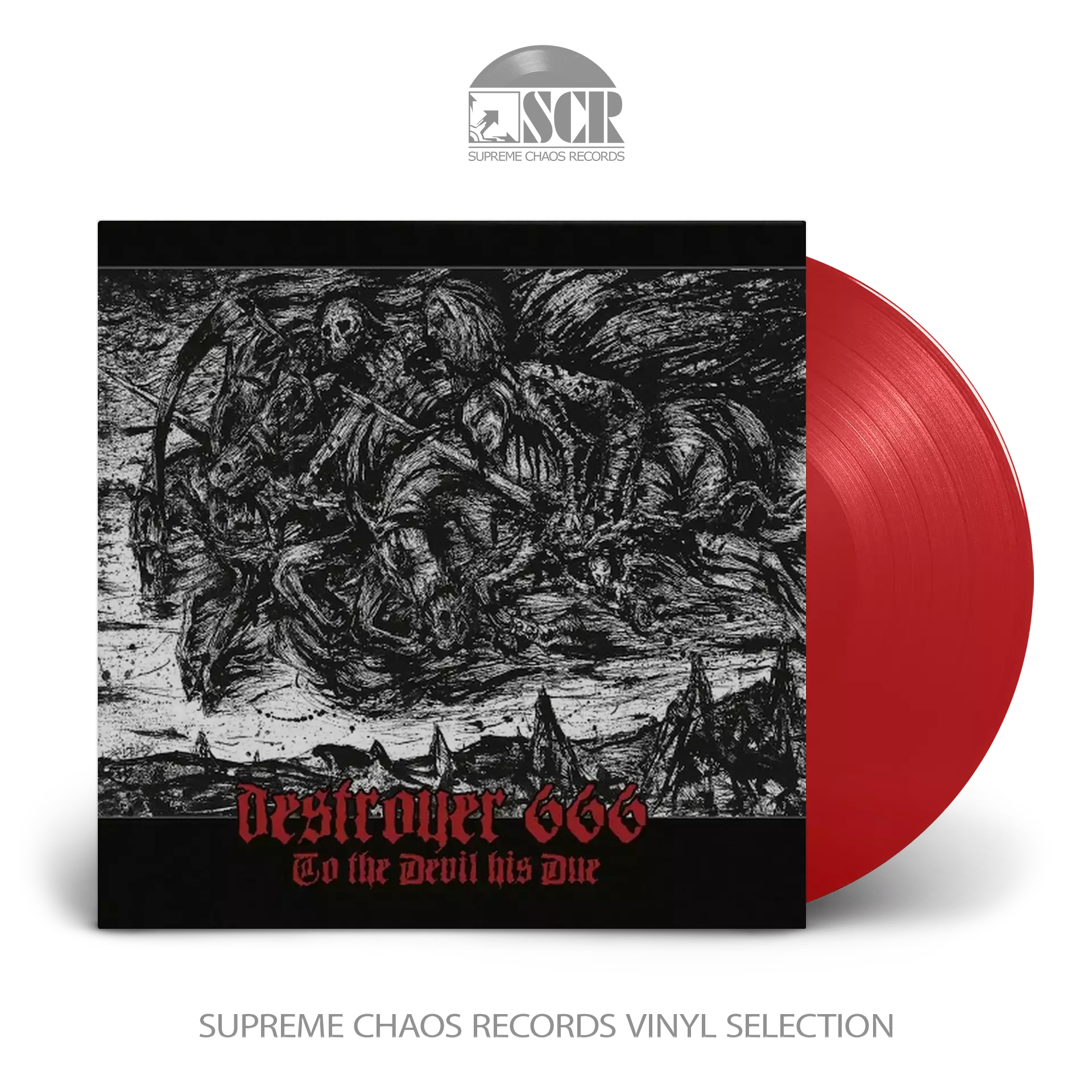 DESTRÖYER 666 · To The Devil His Due | TRANSPARENT RED LP DESTRÖYER 666 · To The Devil His Due | TRANSPARENT RED LP (Thrash Metal Vinyl)