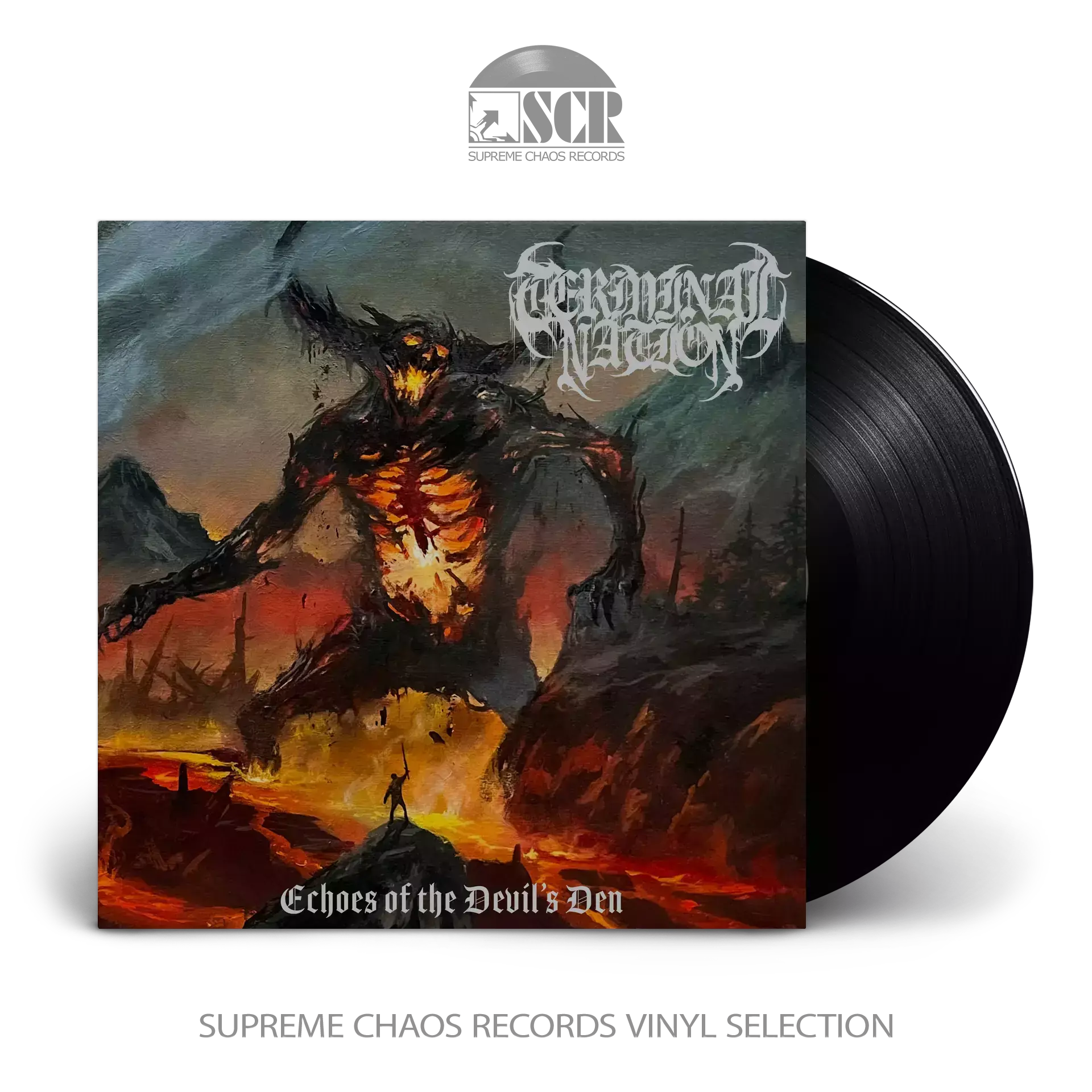 TERMINAL NATION · Echoes Of The Devil’s Den | BLACK LP TERMINAL NATION · Echoes Of The Devil’s Den | BLACK LP (Death Metal Vinyl)