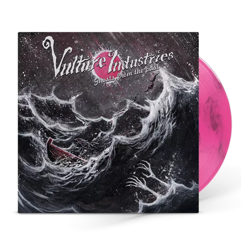 VULTURE INDUSTRIES - Ghosts From The Past · MARBLE MAGENTA LP (Progressive Metal Vinyl)