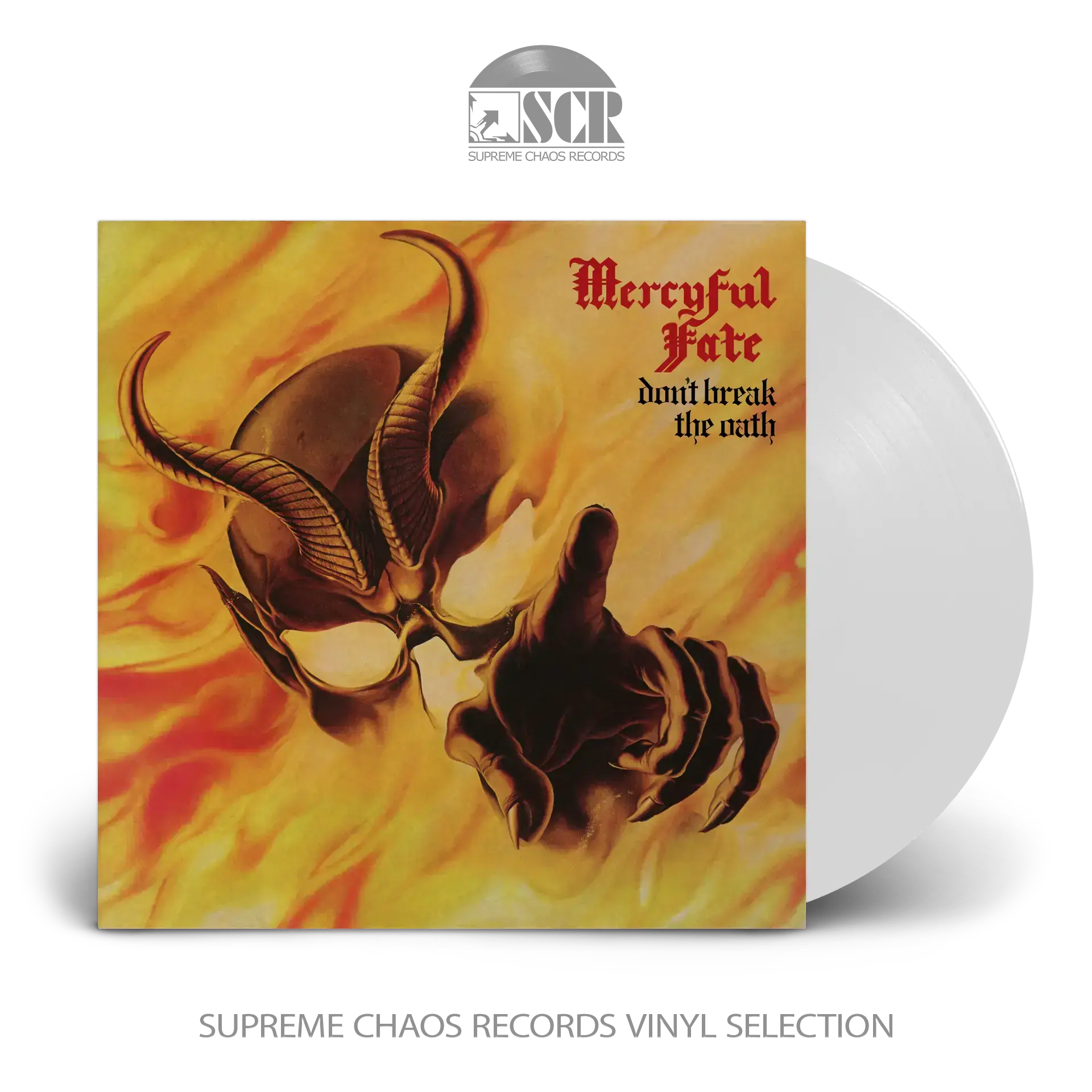 MERCYFUL FATE · Don't Break The Oath | WHITE LP MERCYFUL FATE · Don't Break The Oath | WHITE LP (Heavy Metal Vinyl)