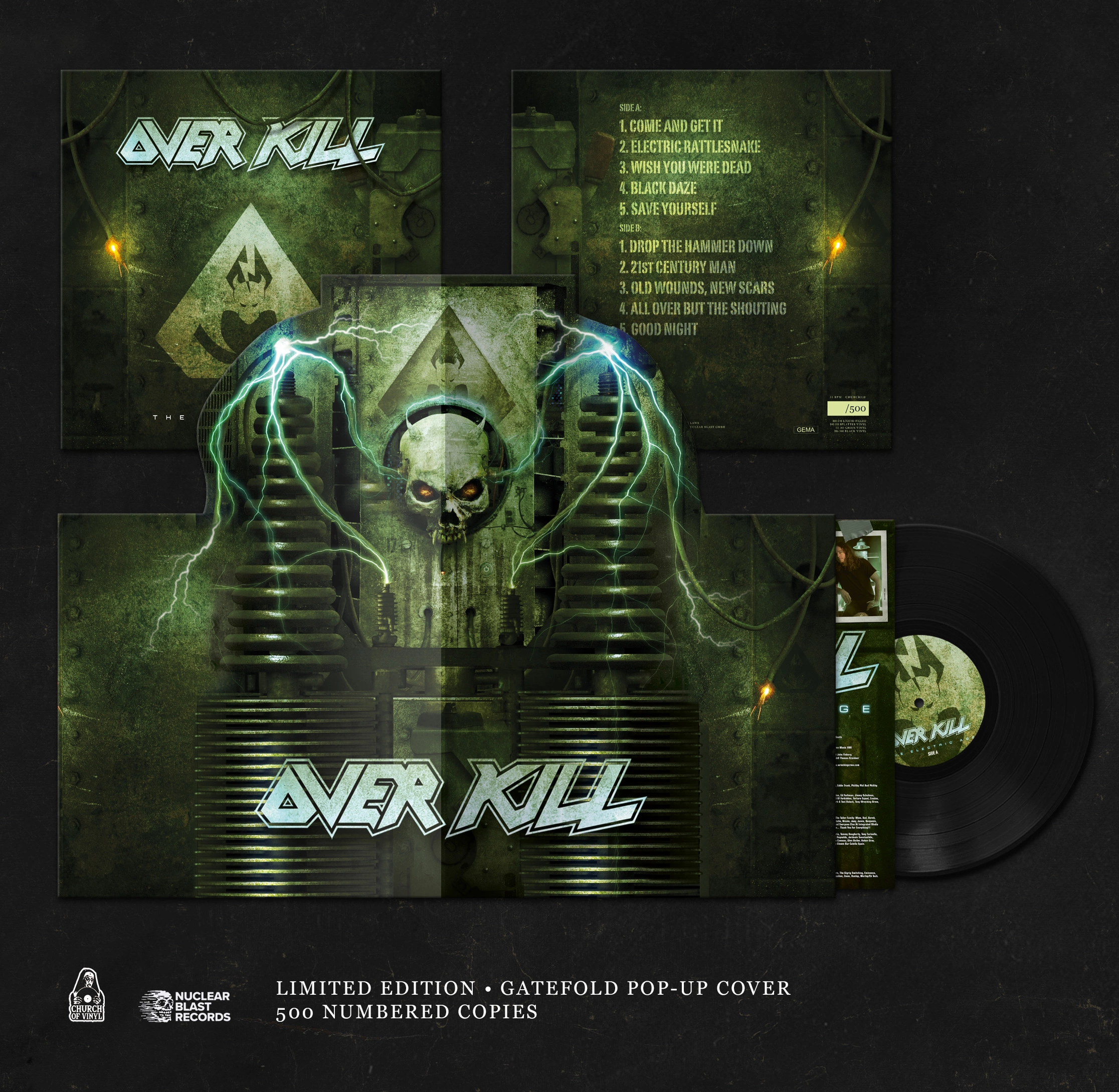 OVERKILL - The Electric Age (Pop-Up) [BLACK LP]