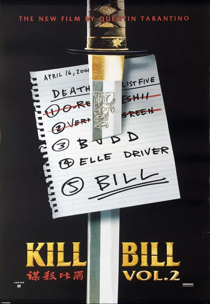 KILL BILL - Vol. 2 Sword · PP30049 POSTER