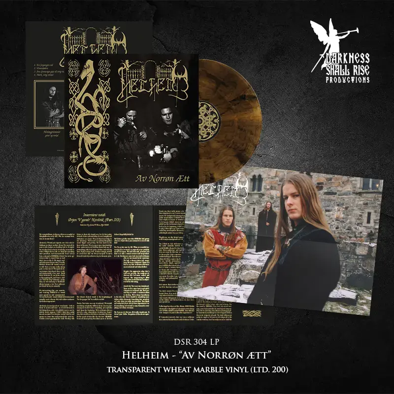 HELHEIM - Av norrøn ætt · WHEAT/BLACK LP (Black Metal/Viking Metal Vinyl) · Picture 2