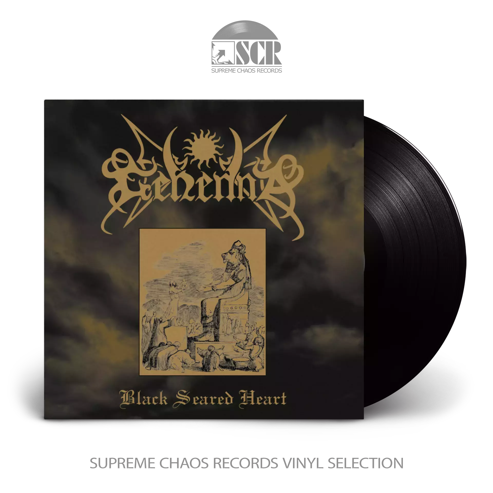 GEHENNA · Black Seared Heart | BLACK LP (Black Metal Vinyl)