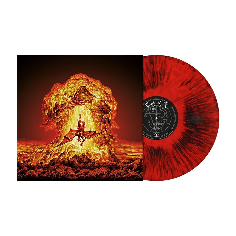 GOST · Prophecy | RED BLACK DUST SPLATTER LP (Dark Wave Vinyl)
