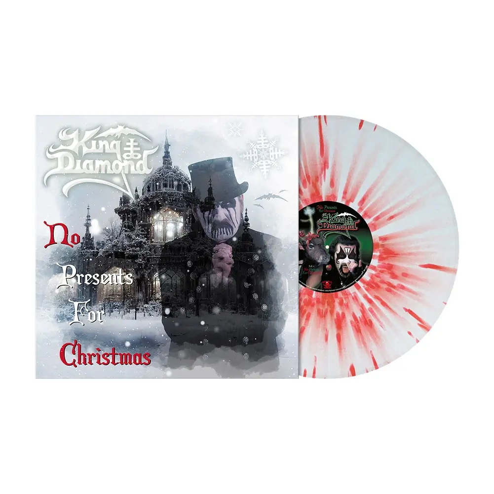 KING DIAMOND - No Presents For Christmas (Re-Issue) · WHITE/RED SPLATTER LP