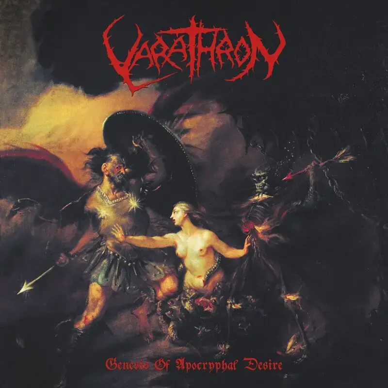 VARATHRON · Genesis Of Apocryphal Desire | CLEAR LP (Black Metal Vinyl) · Picture 1