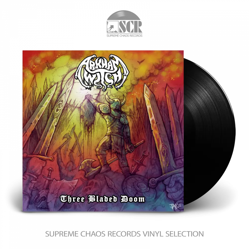ARKHAM WITCH · Three Bladed Doom [BLACK] | LP (Doom Metal Vinyl)
