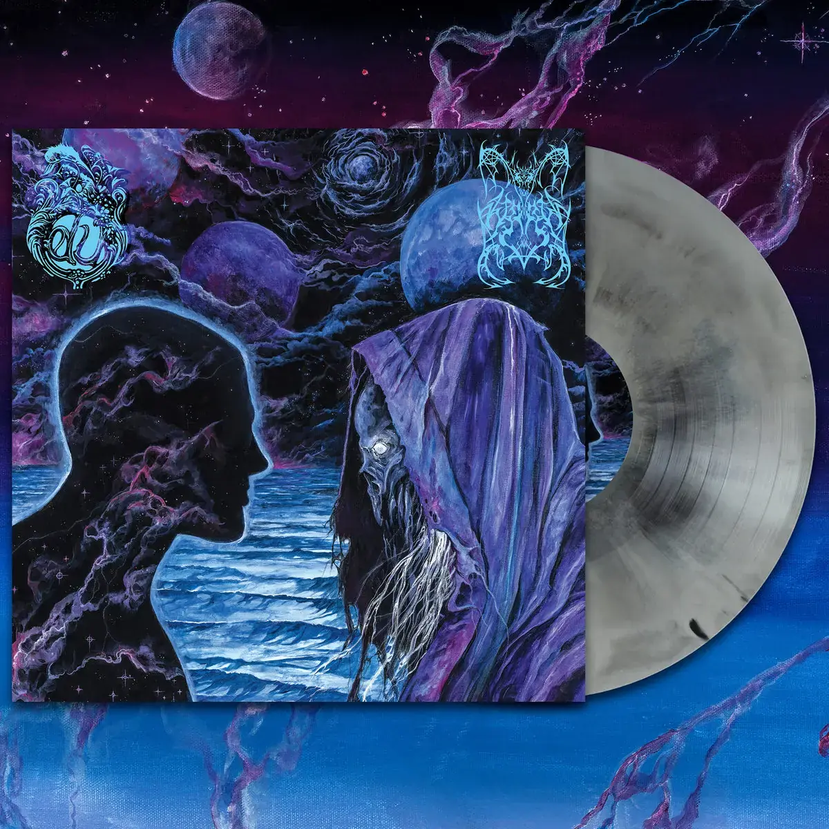 DREAM UNENDING/WORM · Starpath | BLACK/GRAY GALAXY LP (Death Metal Vinyl)