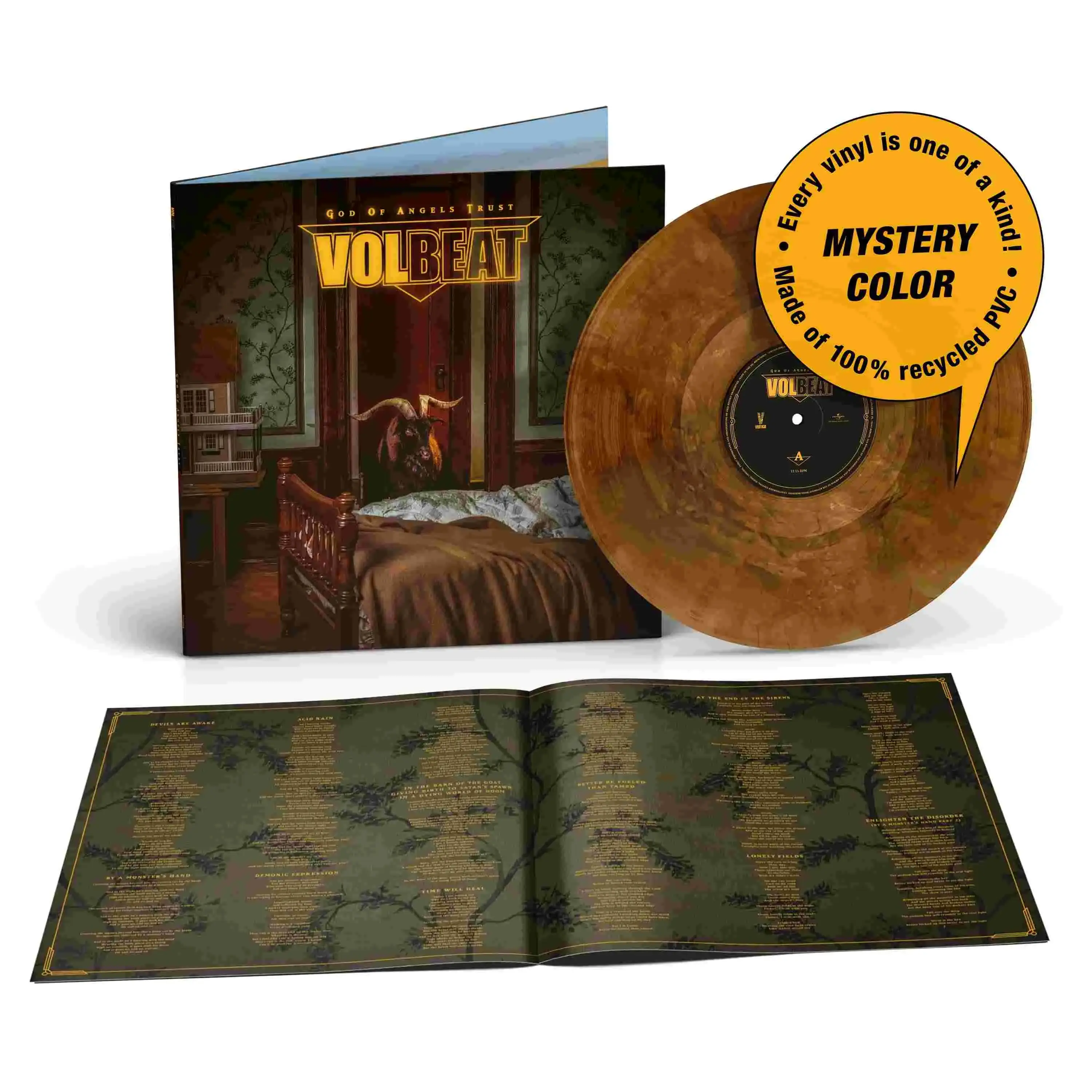VOLBEAT - God Of Angels Trust · SPECIALIST RECYCLE LP (Hardrock/Heavy Metal Vinyl) · Picture 2