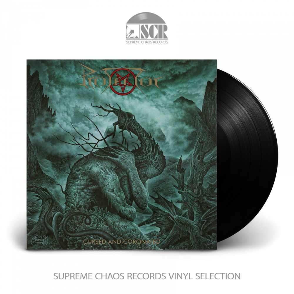 PROTECTOR · Cursed And Coronated | BLACK LP PROTECTOR · Cursed And Coronated | BLACK LP (Death Metal Vinyl)