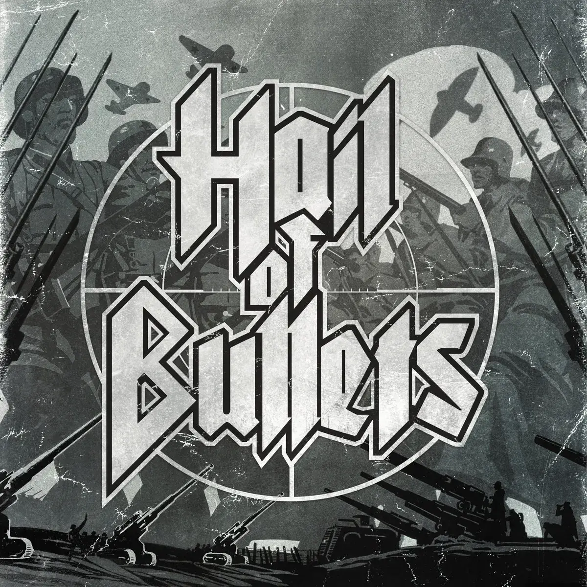 HAIL OF BULLETS - Hail Of Bullets · GREY MARBLED LP (Death Metal Vinyl) · Bild 1