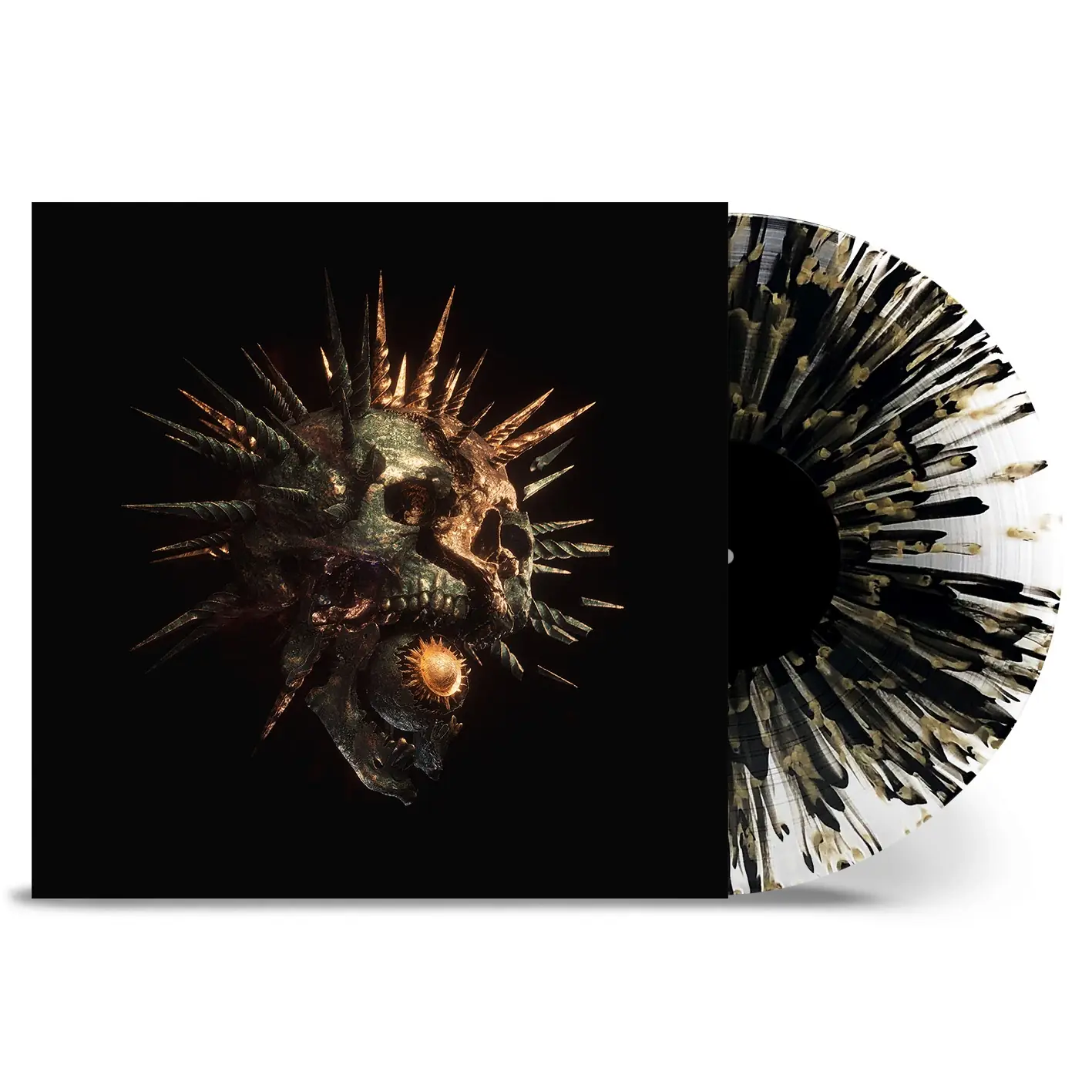 BLEED FROM WITHIN · Zenith | TRANSPARENT CLEAR LP WITH GOLD/BLACK SPLATTER LP BLEED FROM WITHIN · Zenith | TRANSPARENT CLEAR LP WITH GOLD/BLACK SPLATTER LP (Melodic Metalcore Vinyl)