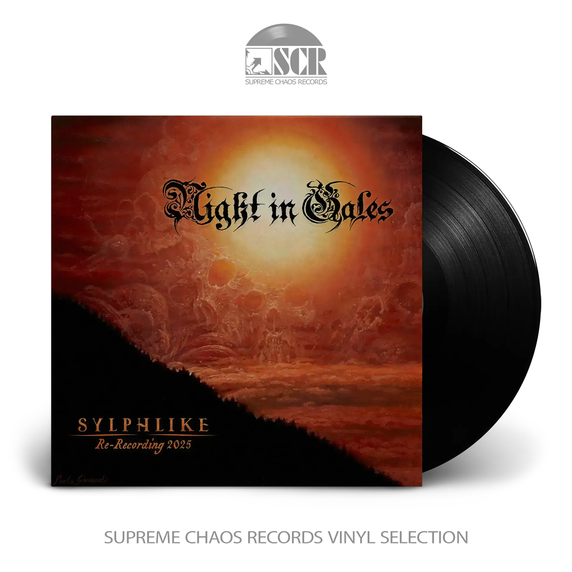 NIGHT IN GALES - Sylphlike (Re-Recorded) · BLACK LP NIGHT IN GALES - Sylphlike (Re-Recorded) · BLACK LP (Melodic Death Metal Vinyl)