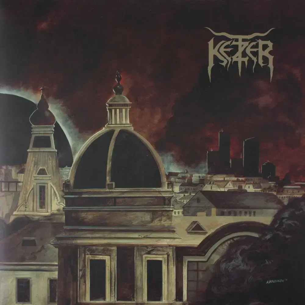 KETZER - Endzeit Metropolis · GREEN/WHITE LP (Thrash Metal Vinyl) · Picture 1