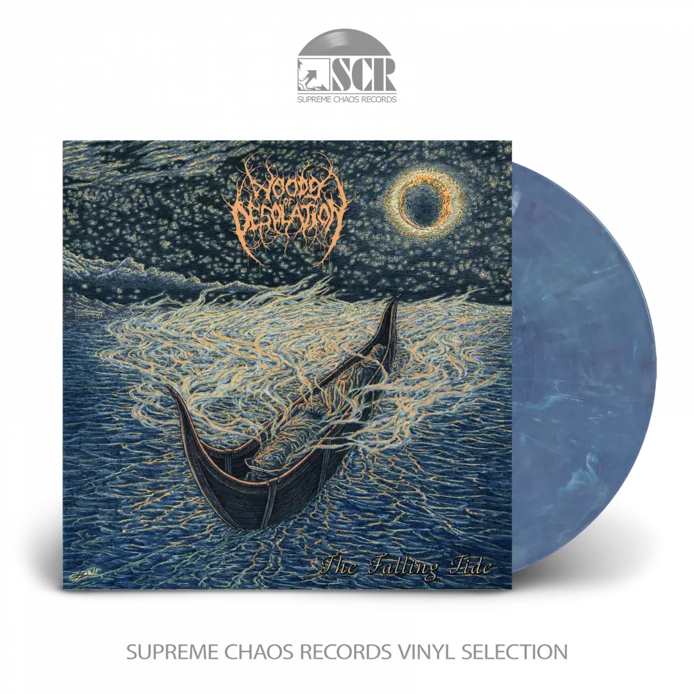 WOODS OF DESOLATION · The Falling Tide | BLUE/WHITE/BLACK LP WOODS OF DESOLATION · The Falling Tide | BLUE/WHITE/BLACK LP (Black Metal Vinyl)