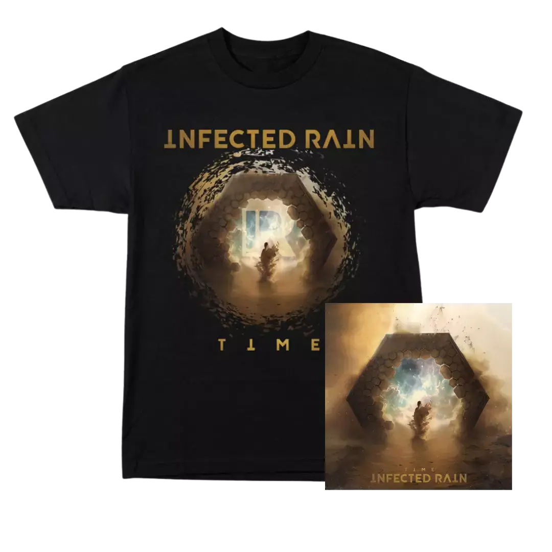 INFECTED RAIN - Time · DIGIPAK CD+T-SHIRT BUNDLE INFECTED RAIN - Time · DIGIPAK CD+T-SHIRT BUNDLE (Progressive Metal CDs)