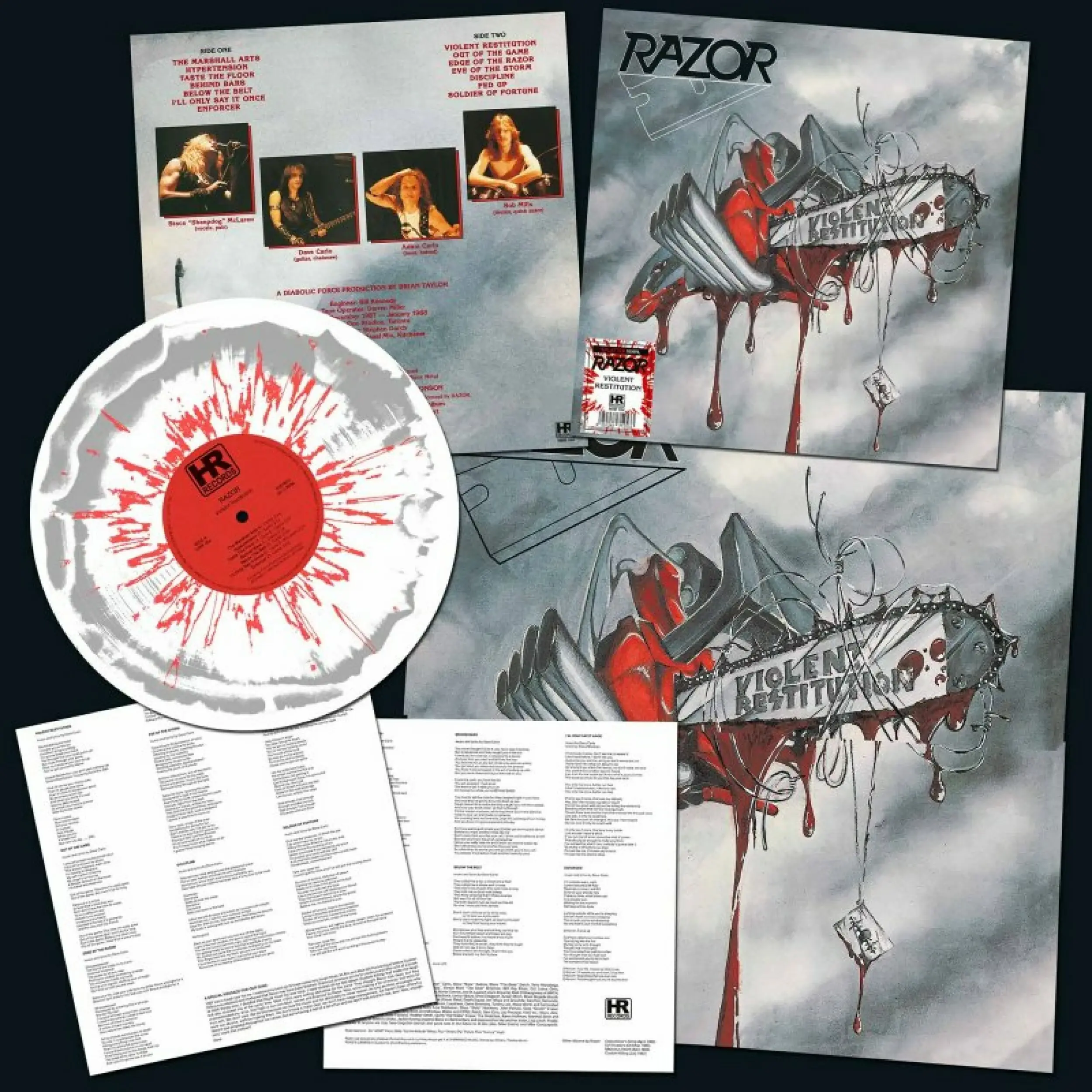 RAZOR - Violent Restitution · MIXED SPLATTER LP