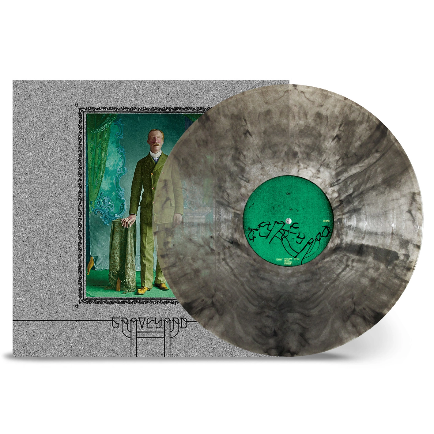 GRAVEYARD (SWE) - 6 [CRYSTAL CLEAR/SILVER/BLACK MARBLED VINYL]