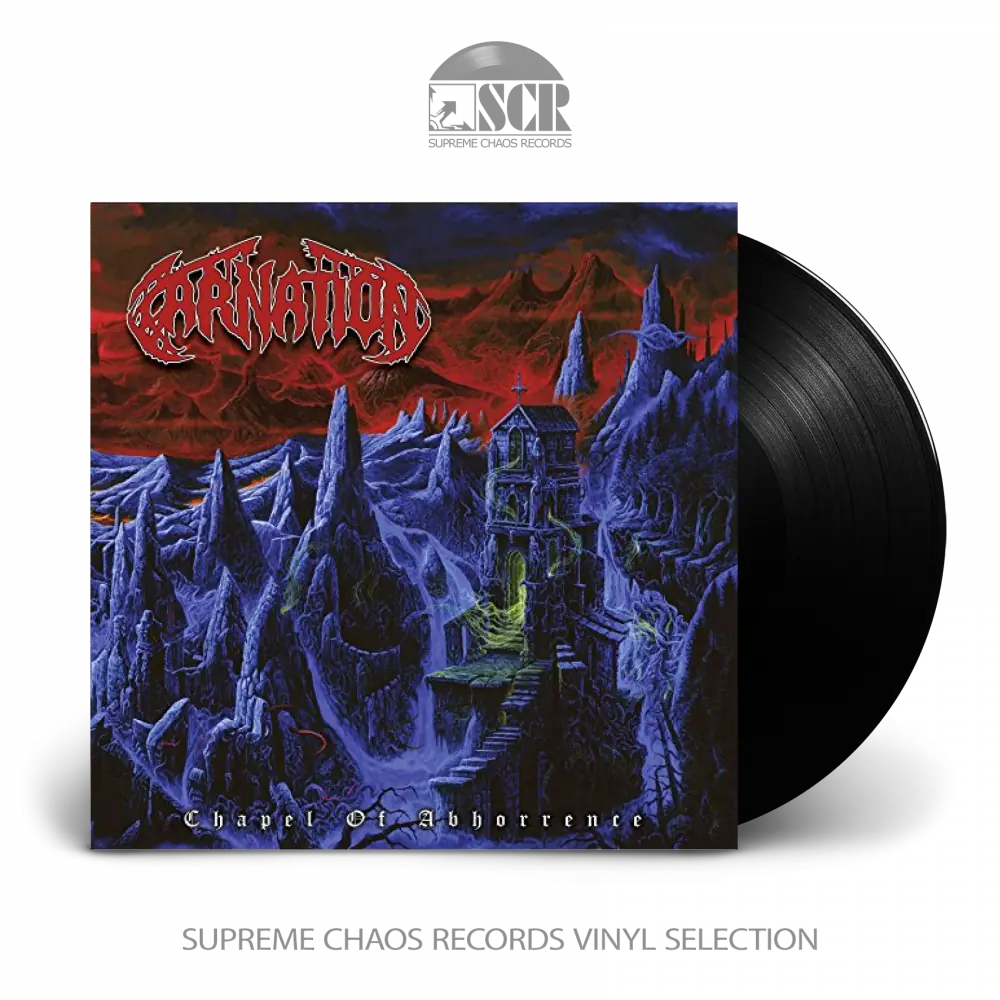 CARNATION - Chapel Of Abhorrence · BLACK LP CARNATION - Chapel Of Abhorrence · BLACK LP (Death Metal Vinyl)