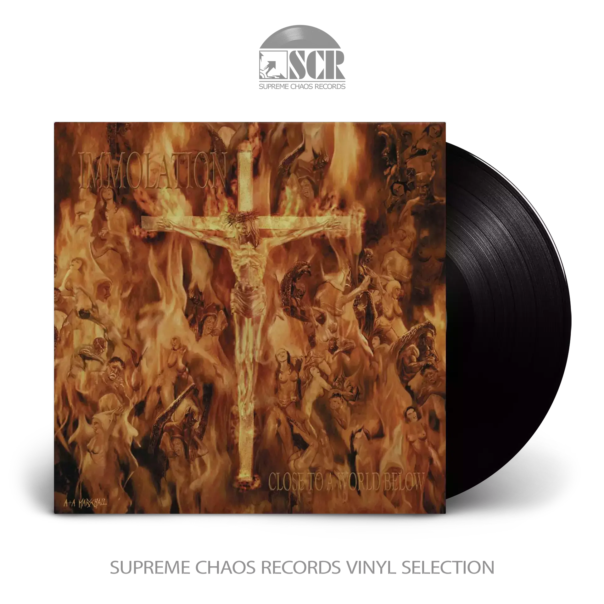 IMMOLATION - Close to a world below · BLACK LP