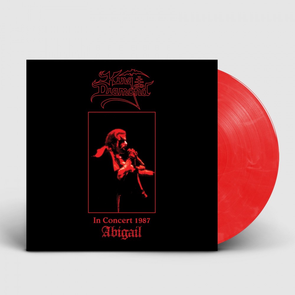 KING DIAMOND - In Concert 1987 - Abigail · RED/WHITE LP KING DIAMOND - In Concert 1987 - Abigail · RED/WHITE LP (Heavy Metal Vinyl)